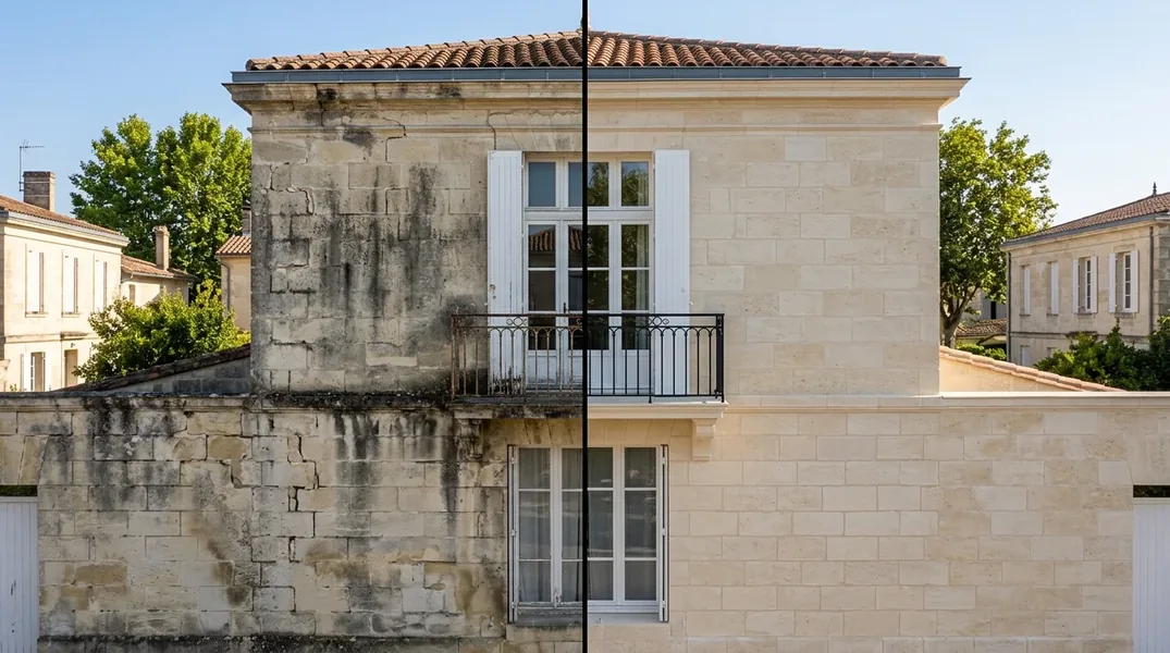 Pourquoi l'humidité océanique bordelaise favorise-t-elle la dégradation des enduits sur les immeubles en pierre calcaire ?