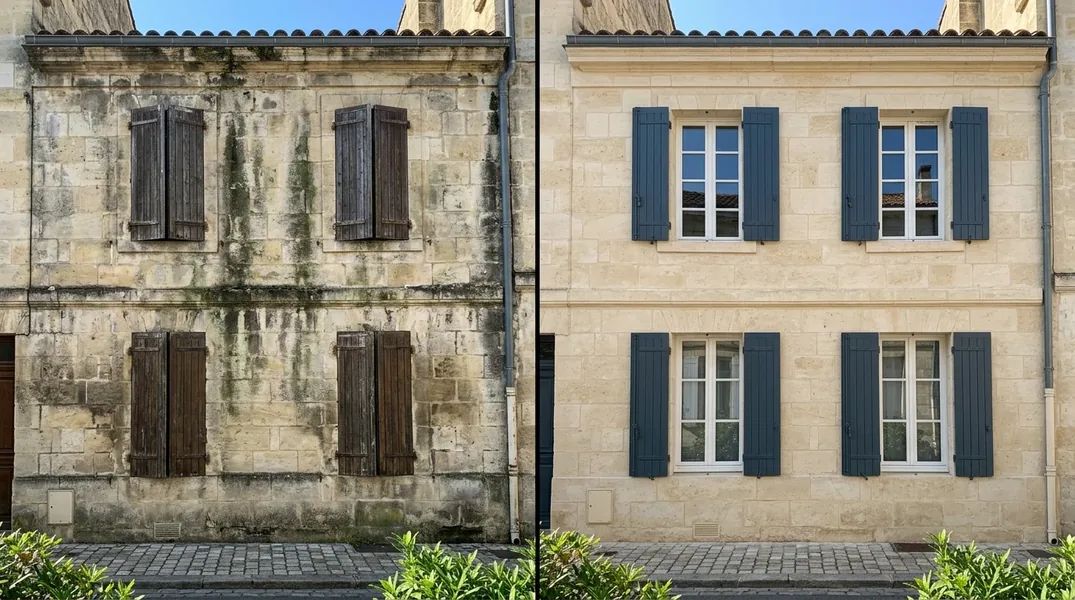 Résultat ravalement de façade à Bordeaux — Ravalement Bordeaux