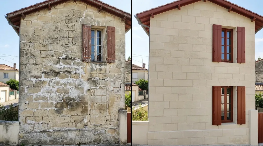Résultat ravalement de façade à Bordeaux — Ravalement Bordeaux