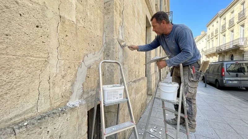 Rénovation de façade & traitement des fissures Bordeaux